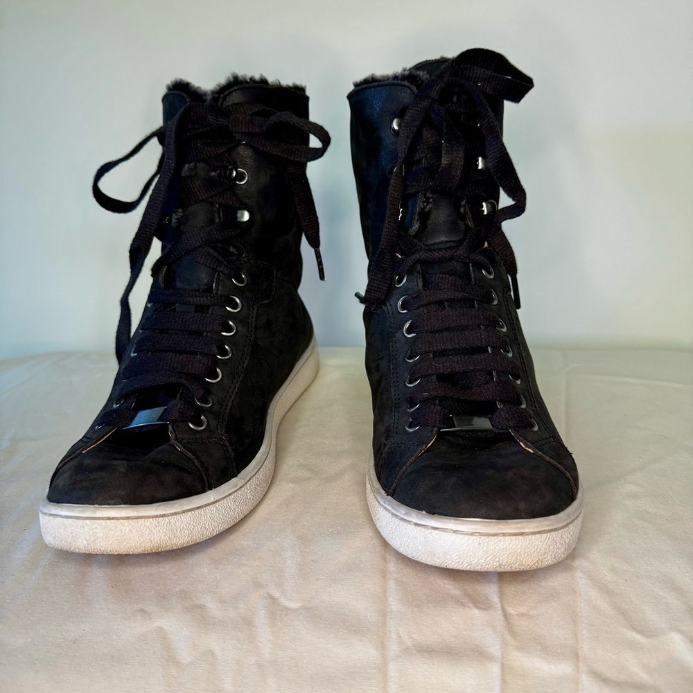 Women's UGG Highland Hi Sneaker Boot Black
